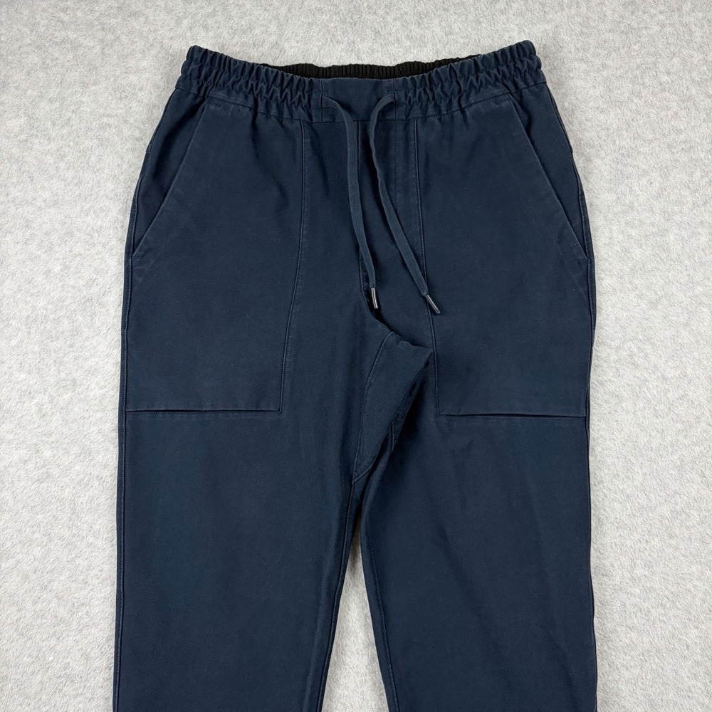 Lululemon Utilitech Canvas Pants Mens Small Navy Blue Bowline Stretch Tapered - Picture 2 of 11